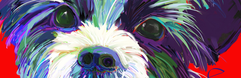Dog Paintings - Jackie Jacobson